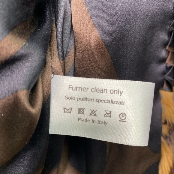 Valentino Runway Vintage Leopard Print Mink Fur Coat with Genuine Alligator Belt - Picture 10 of 11